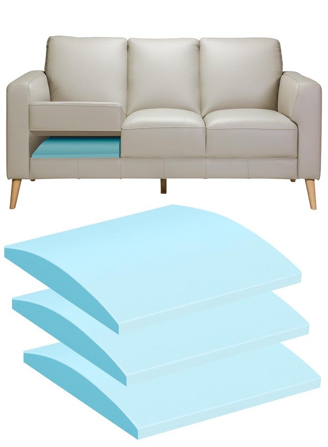 RA RUNNING ALIEN Couch Cushions Support for Sagging Seat -20"X 20"Curved Foam Sofa Cushion Support Board,Blue Couch Supporterfor Under The Cushions,Set of 3 - Image 1